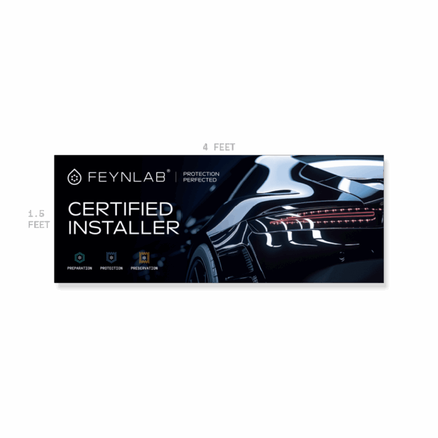 FEYNLAB® CERTIFIED INSTALLER WALL BANNER