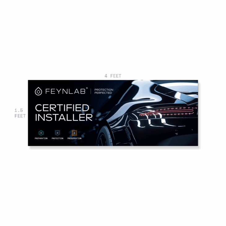 FEYNLAB® CERTIFIED INSTALLER WALL BANNER